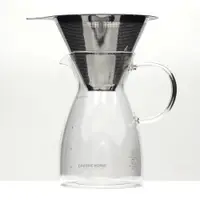 在飛比找ETMall東森購物網優惠-CAFEDE KONA 雙層不鏽鋼濾網(1-4cup)+咖啡