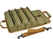 Tool Bag Roll Up Bag Tool Organizers Small Tool Bag W/Detachable Pouches Heav...