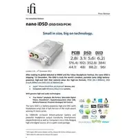 在飛比找PChome商店街優惠-iFi audio nano iDSD 高端行動便攜式 US