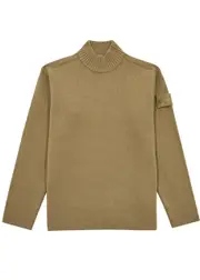 Stone Island Ghost Wool Jumper - Beige - S S
