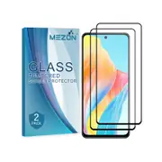 2 Pack MEZON OPPO A98 5G Full Cover Tempered Glass Screen Protectors