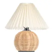 Desk Lamp Child Office Unique Bedside Night Light Pleated Lampshade