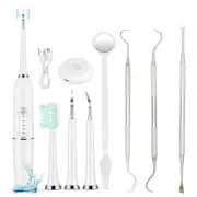 Electric Ultrasonic Dental Calculus Tooth Cleaner Scaler Plaque Remover Kit wsx