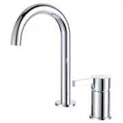 Sansa Outlet &amp; Hob Mixer Set, Chrome