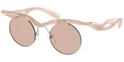 Prada PR A24S 12S0B8 Men's Sunglasses Pink Size 43