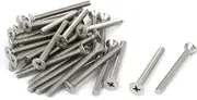uxcell M4 x 40mm Phillips Flat Head Countersunk Bolts Machine Screws 30pcs