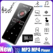 64GB Bluetooth5.0 MP3 MP4 Player Portable Lossless Music Player Speaker Recorder