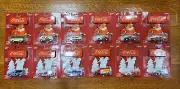 Johnny Lightning Coca Cola Christmas 2003 - Complete Set Of 12 - All Unopened