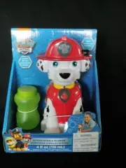 NEW NICKELODEON PAW PATROL ACTION BUBBLE MAKER BLOWER MACHINE KIDS TOY