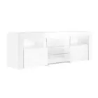 Artiss TV Cabinet Entertainment Unit Stand RGB LED Gloss Furniture 160cm