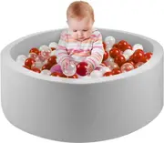 Baby Soft Kids Ocean Ball Play Pit Paddling Foam Pool Child Barrier Toy 90x30cm