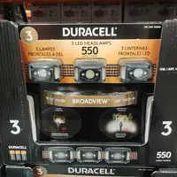 在飛比找樂天市場購物網優惠-好市多 Duracell LED 頭燈 3入組