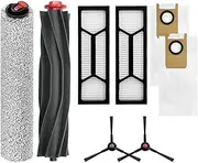 8 Pack Accessories for Eufy Omni S1 Pro Robot Vacuum, 1 Rolling Mops, 1 Rolling Brush, 2 Dust Bags, 2 High-Performance Filters, 2 Sets of Side Brushes