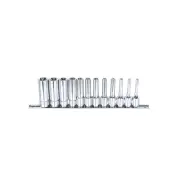 SP Tools 12Pcs 3/8" Drive Deep Socket Rail Set - E-Torx Chrome Vanadium Steel