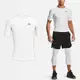 Under Armour 安德瑪 短袖 HG Iso-Chill Tee 男款 白 黑 吸汗 快乾 透氣 緊身衣 UA 1365229100