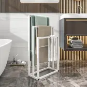 Free Standing Towel Rack, 3Tier Steel Towel Racks for Bathroom Towel Storage,Lad
