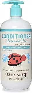 Little Twig Conditioner, Natural Plant Derived Formula, Fragrance Free, 17 fl oz.