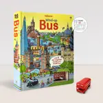 發條軌道車🚩USBORNE WIND-UP正版封膜🚦巴士BUSR🥉賽車禮物高品質兒童節禮物