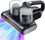 Mattress Vacuum Cleaner w/ UV 16Kpa Suction, 253.7nm UV-C Light, HEPA Filter,
