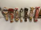 2018 BUDWEISER BRADFORD EXCHANGE CLYDESDALE SET draft beer tap handles 7-pc. set