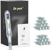 dr pen Ultima M7S Microneedling Pen with Full Range of Cartridges, Summing 27 Pieces dr Pen M7S Cartridges, Used for Anti-Ageing, Skin Tightening, Blemish Whitening, Silver