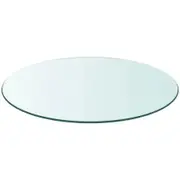Table Top Tempered Glass Round 800 mm
