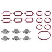 19PCS Car Intake Manifold Blind Plugs&Gasket Kit 11612246945 for 525D 530D 535D X3 X5 X6 M47 M57N 1 As Shown