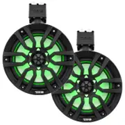 DS18 NXL 8" 375W RGB Marine Tower Speakers - Black