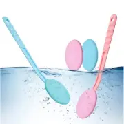 2 PCS Body Lotion Applicator Back Washer for Shower Long Handle Self Tanning