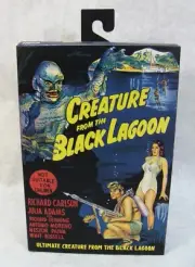 NECA Ultimate Creature From The Black Lagoon 7" Action Figure BLACK & WHITE VER.