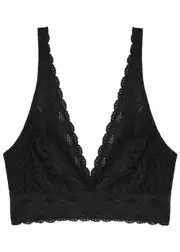 Wacoal Lace Soft-cup bra - Black - 32 32