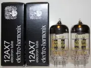 Matched Pair Electro Harmonix 12AX7EH / ECC83 tubes, Brand NEW in Box !
