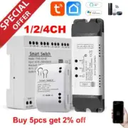 Tuya RF 433mhz Smart WIFI Switch Module DC 12V 24V 110V 220V Relay Module Receiv