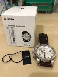 在飛比找Yahoo!奇摩拍賣優惠-NIXON 尼克森 51-30 CHRONO LEATHER