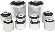 10PCS Front Axle Control Arm Bush Rubber Bushing 8k0407515 8K0407183 4E0407181B 8k0407182B ，Compatible For A4 B8 A5 Q5 S4 S5 A6 C7(For Q5 09-17)