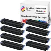 2 Sets BCMY Compatible Toner Cartridge for Canon CART307BK CART307C CART307M CART307Y CART-307 (2,500/2,000(BK/CMY) Pages) for Canon Laser Shot LBP5000 Laser Shot LBP5100