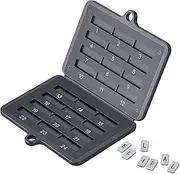Ellipal Mnemonic Metal Seed Storage, Crypto Seed Backup,Support up to 24 Words, Compatible with All BIP39 Hardware & Software Wallets, Ledger Nano, Trezor, Ellipal, KeepKey, Coldcard, ect(Grey)