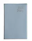 2026 A5 Planner Diary Day To View PVC Texture Soft Cover Journal Business Office