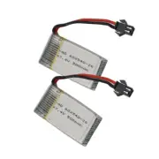 2pcs 25C 7.4V 500mAh 3.7Wh Li Battery 602540 For F182 F183 JJRC H8D H8C RC Drone