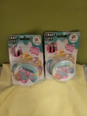 2- Craft City Karinas Pre-made Fluffy Egg Hunt Slime Toy Exclusive To Walgreens