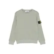 [Stone Island] Stone Island Waffle-texture Sweater 8 A GREEN