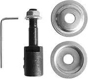 Grinding Wheel Shaft Grinding Wheel Connecting Rod Buffing Convert Parts Motor Arbor Adapter for Grinder Machine Grinding Polishing Bench, 12mm 97g