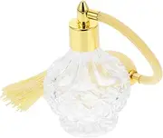 DEARMAMY Vintage Glass Perfume Bottle with Spray Atomizer Refillable Travel Spray for Perfume Essential Oils and Fragrance Stylish Design for Easy Use