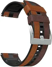 [BKUANE] Silicone+Leather 22mm Smart Watch Band For Garmin Venu 2 VENU2 Vivoactive 4 Wrist Strap Forerunner 745 Watchband Bracelet Correa