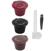 3 Pcs Refillable Reusable Espresso Capsule for Coffee Machine4265