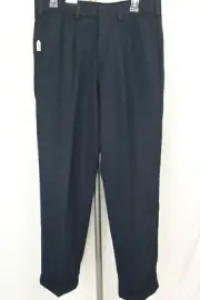 Dockers Golf Pants Men's 32x32 Relaxed Fit Navy Blue Pleated Cuffed Slacks NWT