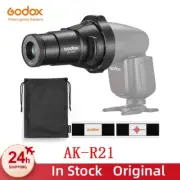 Godox AK-R21 Projection Attachment Lens Round Head Fresnel for AD200Pro V1 Flash