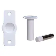 Fantom Hardware White Magnetic Barn Doorstop