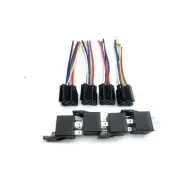 4 Absolute USA 12V 30/40 Amp SPDT Automotive Marine Bosch / Tyco Style 5 Pin Rel