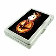 Halloween Unicorn Em1 Cigarette Case with Built in Lighter Metal Wallet